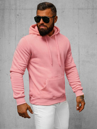 Sudadera de hombre rosa en polvo OZONEE JS/2009Z 