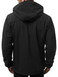 Chaqueta de hombre negra-roja OZONEE GE/12267