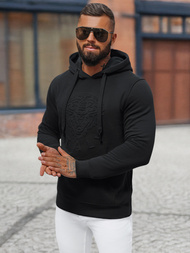 Sudadera de hombre negra OZONEE NB/MF2012