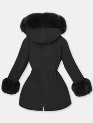 Chaqueta de mujer en negra OZONEE JS/16M9062/392