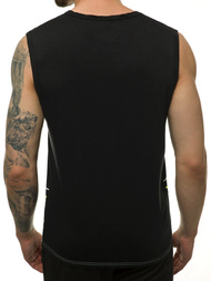 Camiseta sin mangas de hombre negra OZONEE JS/SS11079