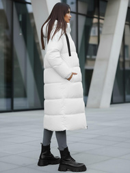 Chaqueta de mujer blanca OZONEE JS/5M3163/281Z