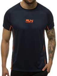 Camiseta de hombre azul marino OZONEE JS/KS2101