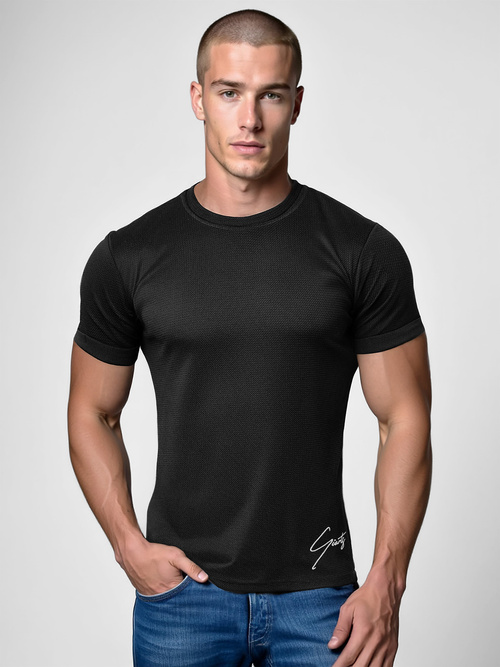 Camiseta de hombre negras OZONEE O/L1192Z