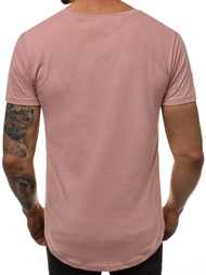 Camiseta de hombre rosa OZONEE O/2309