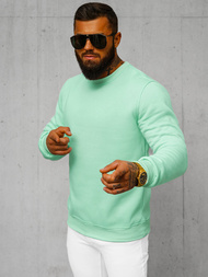Sudadera de hombre menta OZONEE JS/2001-10Z