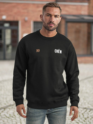 Sudadera de hombre negra OZONEE JS/65B3917/3
