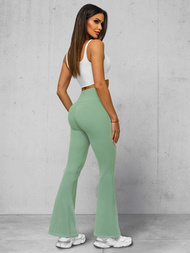 Leggings para mujer con piernas anchas menta OZONEE JS/17K588/127