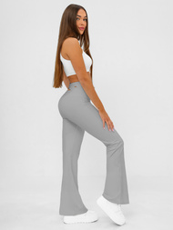 Leggings para mujer con piernas anchas gris OZONEE JS/17K587/5
