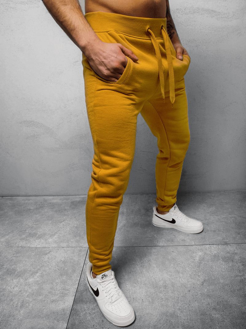 Pantalón de chándal de hombre camel OZONEE JS/XW01Z