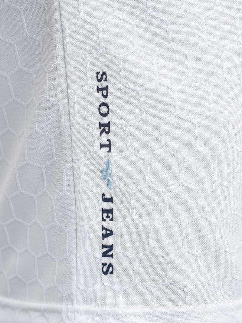 Polo de hombre blanca OZONEE O/QQ922