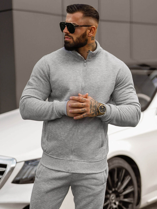 Chándal de hombre gris OZONEE JS/68C10385/2Z