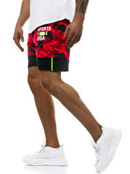 Pantalón corto de hombre rojo JS/KK300158