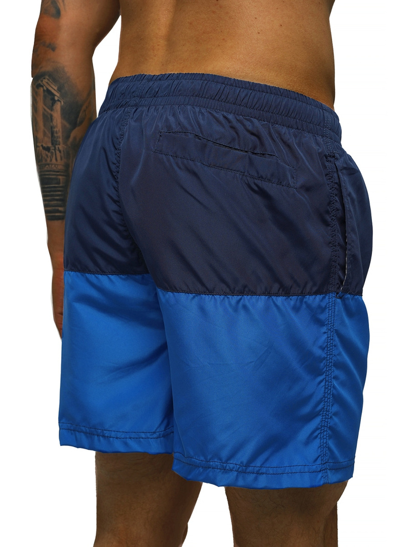 Bañador de hombre granate-azul OZONEE JS/HM054