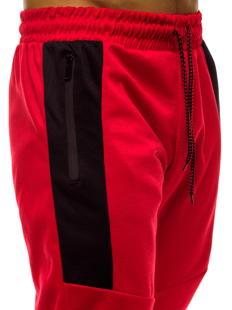 Pantalón de chándal de hombre rojo OZONEE JS/JZ11011
