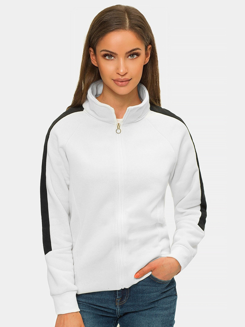 Sudadera de mujer blanca OZONEE JS/B26038