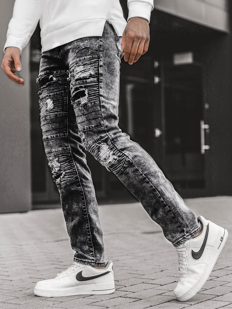 Vaqueros de hombre grafito OZONEE V/19194