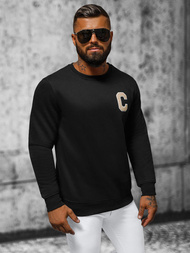 Sudadera de hombre negra OZONEE NB/MF2019