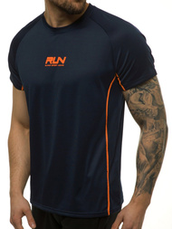 Camiseta de hombre azul marino OZONEE JS/KS2101