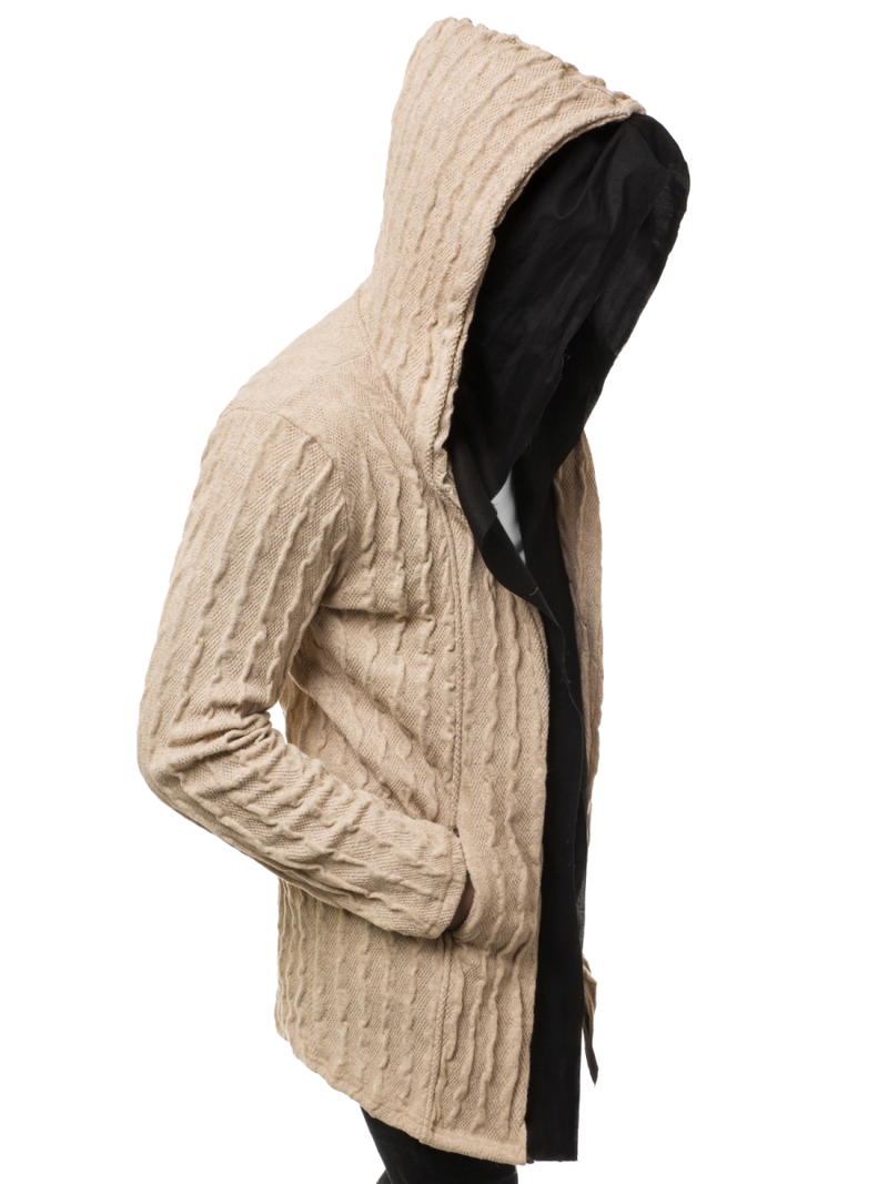 Sudadera de hombre beige OZONEE MACH/2138