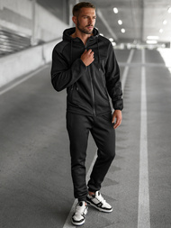 Chándal de hombre negro OZONEE JS/8C1967/3