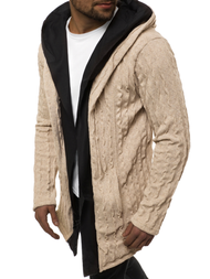 Sudadera de hombre beige OZONEE MACH/2138