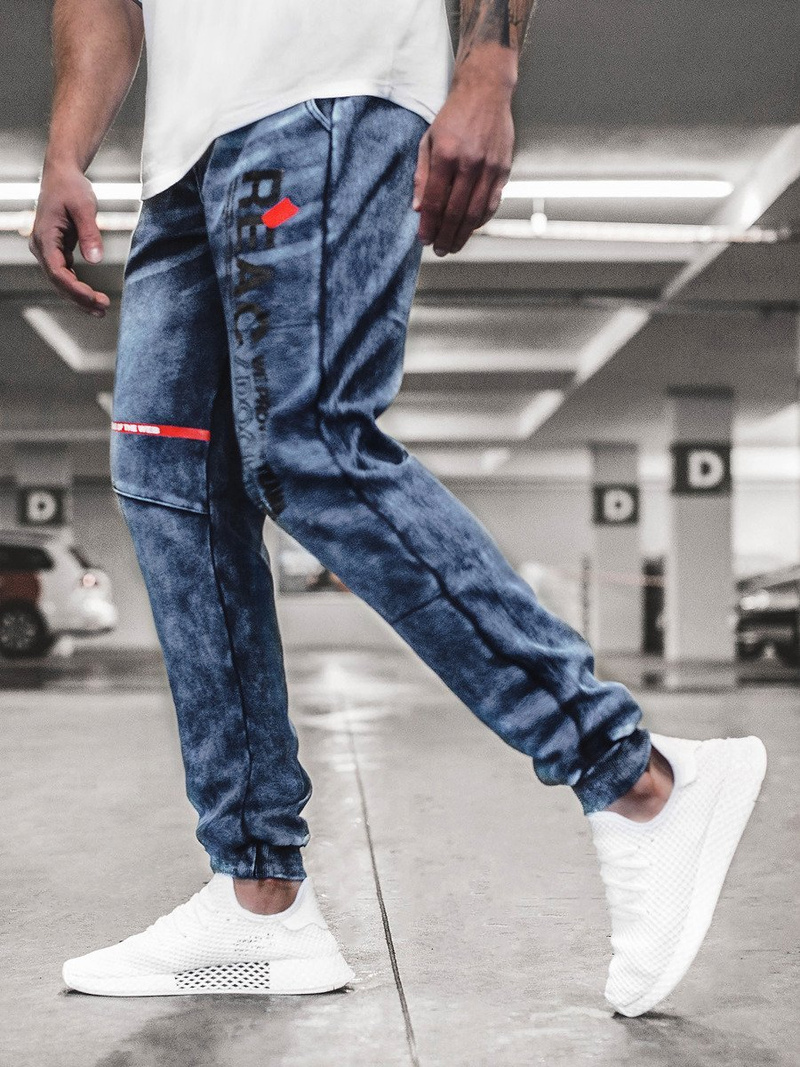 Vaqueros jogger de hombre OZONEE JS/KK1060