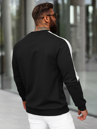 Sudadera de hombre negra OZONEE O/P2033Z