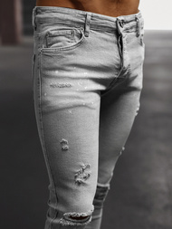 Vaqueros de hombre gris OZONEE O/WE1090