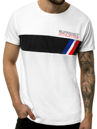 Camiseta de hombre blanca OZONEE JS/KS1957