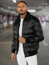 Chaqueta de hombre negra OZONEE O/M795Z