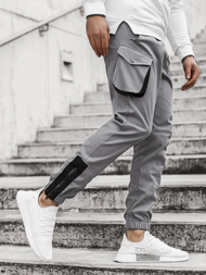 Pantalón jogger de hombre gris OZONEE A/705