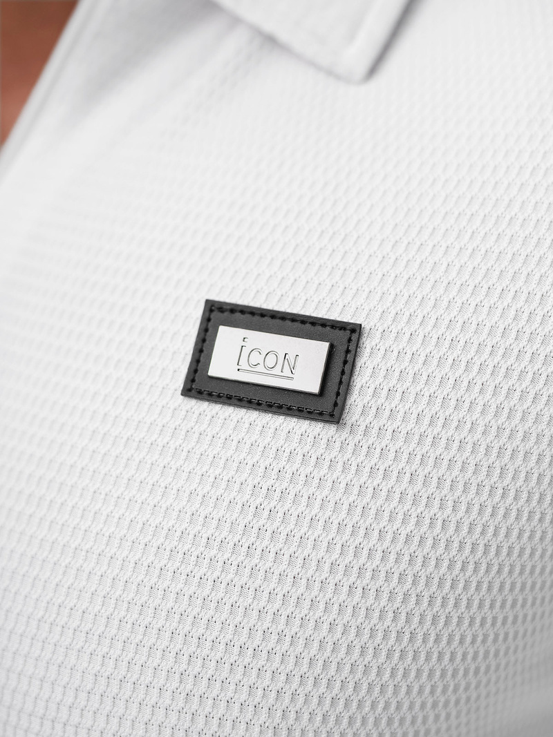 Polo de hombre blanca OZONEE O/YN2/593