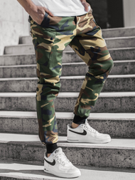 Pantalón jogger de hombre camuflaje-verde OZONEE O/11103