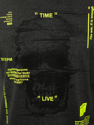 Camiseta sin mangas de hombre amarillo grafito OZONEE MACH/M1212