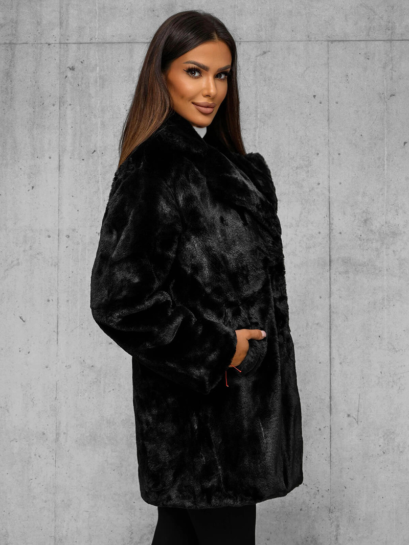 Chaqueta de mujer negra OZONEE JS/11Z8168Z