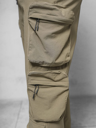 Pantalón de hombre beige oscuro OZONEE O/PS5528