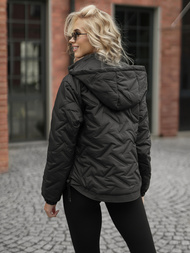 Chaqueta de mujer negra OZONEE JS/16M9315/392AZ