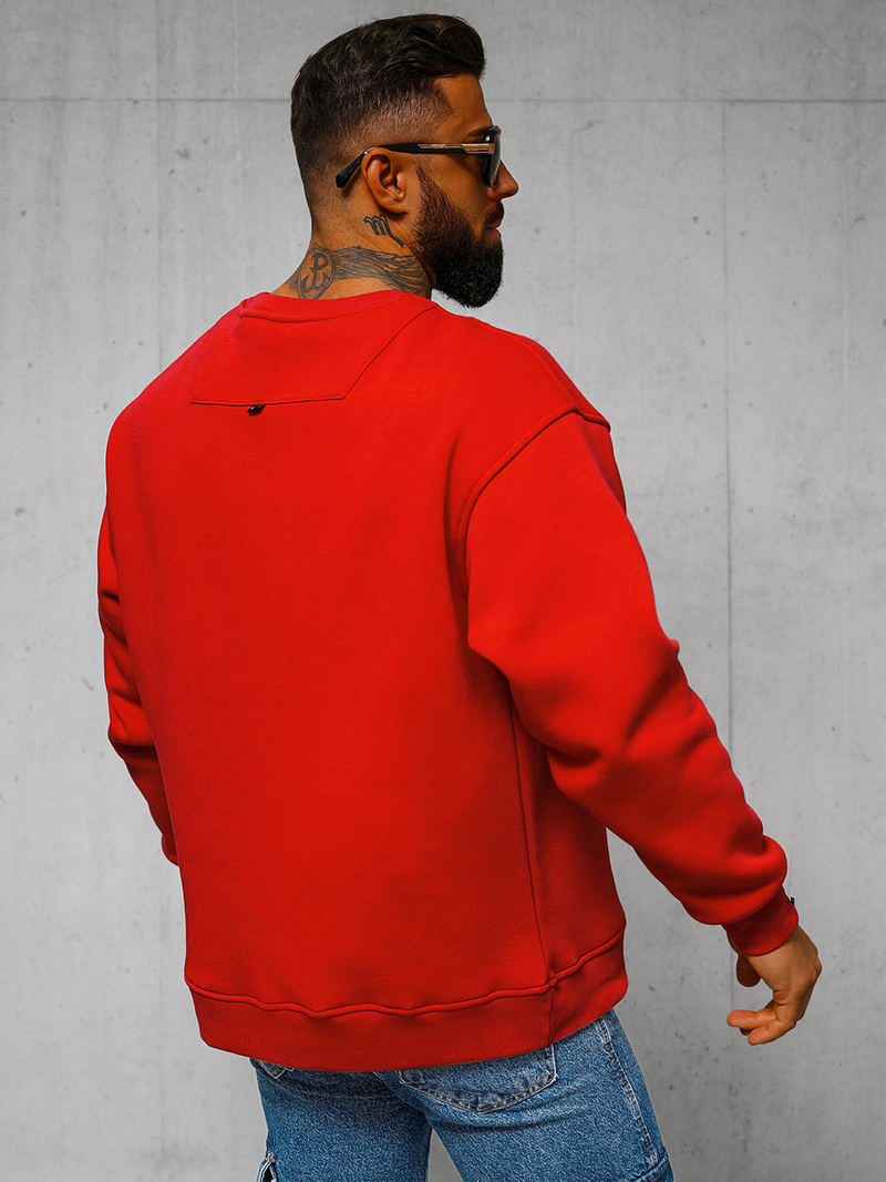 Sudadera de roja OZONEE O/SWE23055