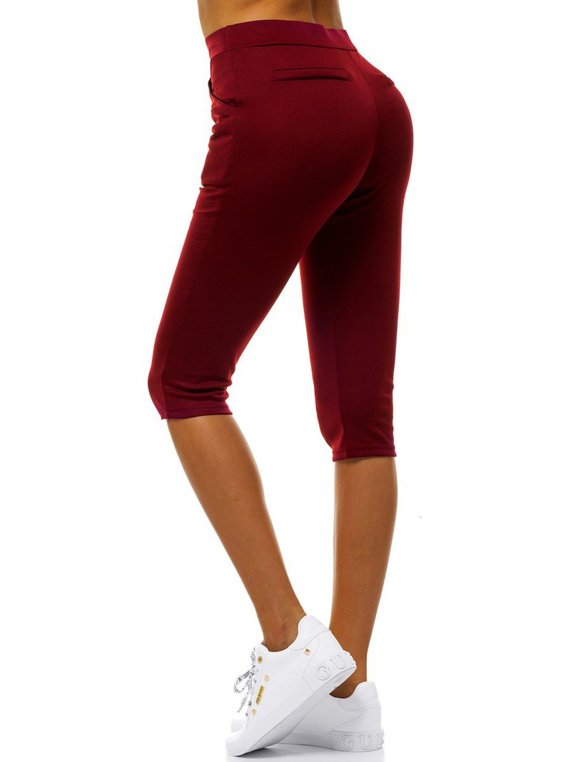 Leggings para mujer burdeos OZONEE JS/1027/A13