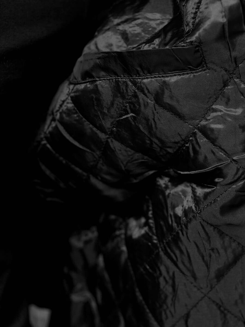 Chaqueta de hombre negra OZONEE JS/AK95Z