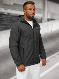 Chaqueta softshell para hombre grafito OZONEE JS/27B6523/5