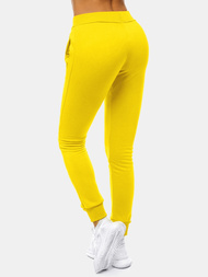Pantalón de chándal para mujer amarillo OZONEE JS/CK01