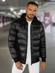 Chaqueta de hombre negra OZONEE O/M795Z