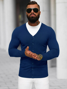 Jersey de hombre azul oscuro OZONEE NB/MM6006/5Z