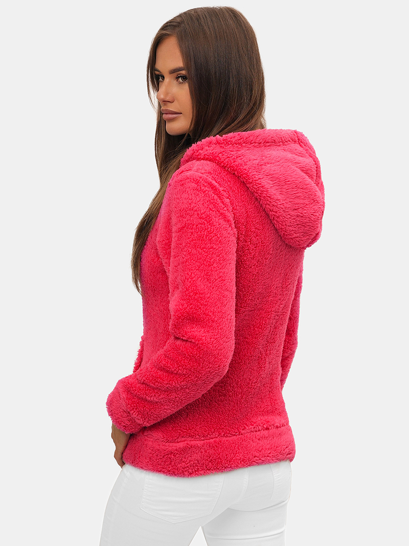Sudadera de mujer coral OZONEE JS/HH007/28Z