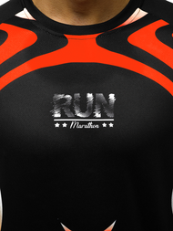 Camiseta de hombre negra OZONEE JS/KS2062