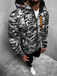 Sudadera de hombre gris OZONEE JS/DD99-20Z