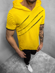 Camiseta de hombre amarillo OZONEE O/1187XZ