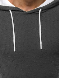 Sudadera de hombre grafito OZONEE O/1252Z